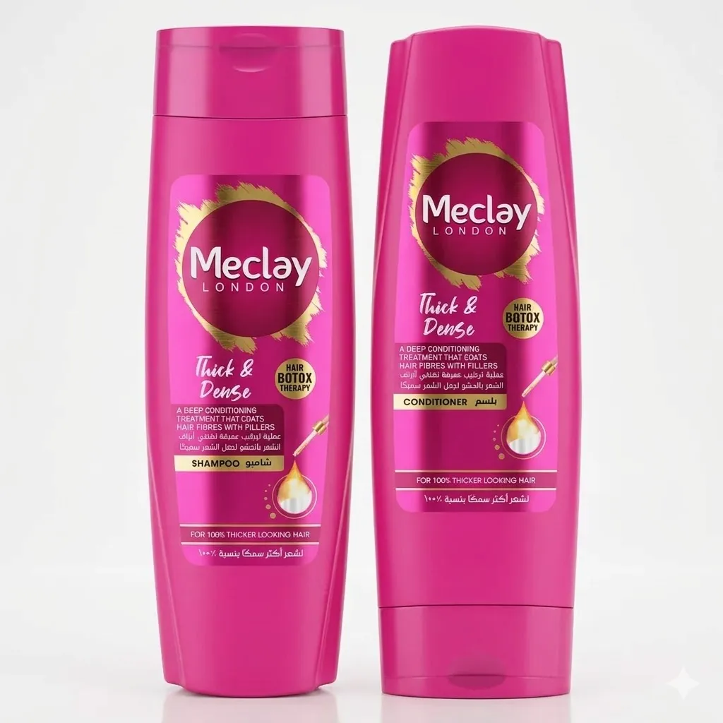 Meclay London Thick & Dense Shampoo (185ml) + Conditioner