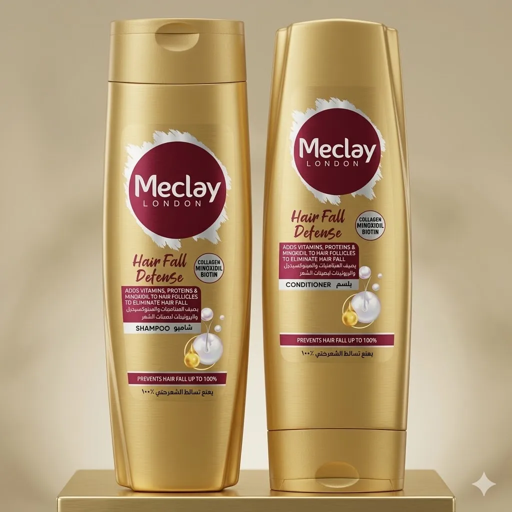 Meclay London Anti Hairfall Shampoo (185mll) + Conditioner