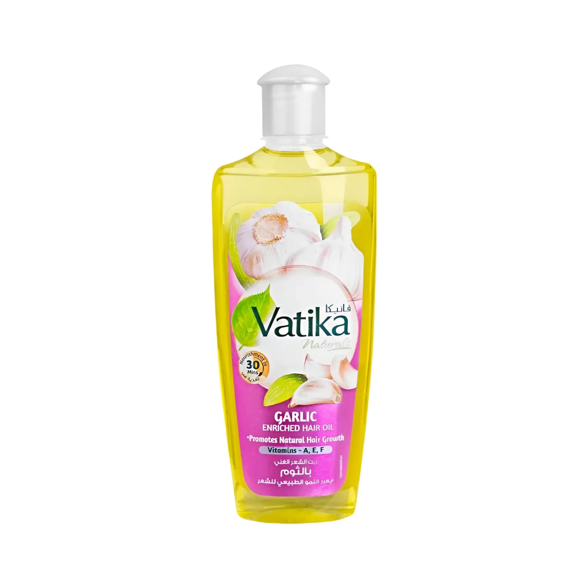 Dabur Vatika Naturals Garlic Natural Hair Growth Enriched Hair Oil PK 200ml